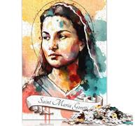 Rompecabezas Infantil de Santa María Goretti, 1000 Piezas, para Adultos y niños, desafío Familiar (38 x 26 cm)