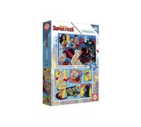 Rompecabezas Infantil - EDUCA - DC Liga de Supermascotas - 2x100 Piezas - Madera - 6 Años y Más