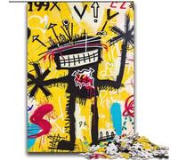 Rompecabezas Infantil Estilo Basquiat de 2000 Piezas para Adultos y Adolescentes, a Partir de 14 años, decoración del hogar, Juegos Familiares, cumpleaños (70x100cm)