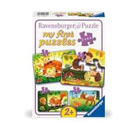Rompecabezas Infantil Ravensburger 12000854 Small Animal Families - Puzle de 2, 4, 6, 8 Piezas para niños a Partir de 2 años
