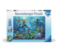 Rompecabezas Infantil Ravensburger, 12000864, Aventura bajo el Agua, Rompecabezas XXL de 100 Piezas para niños a Partir de 6 años