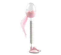 Rompecabezas interactivo para alimentador, dispensador de golosinas, alimentador lento con ventosa + resorte