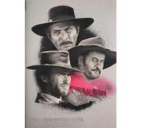 Rompecabezas Irregulars - Classic Film The Bad The Ugly Póster - para Juguetes Educativos para Adultos - Juego De Memoria - 1000 Piezas Art Rompecabezas - Sk33Zp