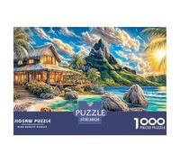 Rompecabezas Isla Mauricio 1000 Piezas para Adultos Y Niños - DIY Puzzle Entretenimiento Creativo Y Desafío Relajante 38x26cm/1000pcs