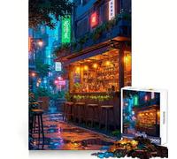 Rompecabezas Izakaya de 1000 Piezas para Adultos Rompecabezas de Memoria Disfrute del Montaje Lento de la Imagen Regalo Creativo 50x75cm