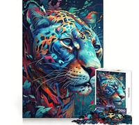 Rompecabezas Jaguar Attentive para Adolescentes, 1000 Piezas, Pure Logic Toy, Quiet Calm Clean Cut, decoración de Pared 38x26cm
