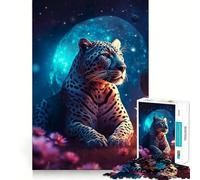 Rompecabezas Jaguar Blanco en Marte para Adolescentes 1000 Piezas Mejora la Mentalidad Juego Tamaño Uniforme Piezas Precisas Diversión Familiar Actividad Nocturna (38x26cm)