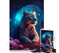 Rompecabezas Jaguar Blanco en Marte para Adultos, 1000 Piezas, Creativo, para aliviar el estrés, Divertido, con Bordes precisos, Ideal para una Navidad inolvidable (38x26cm)