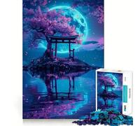 Rompecabezas japonés de 1000 Piezas con diseño de Puerta Torii para Adolescentes Ideal para ejercitar la Mente y Disfrutar del Tiempo Libre Diseño de Bordes precisos Un Regalo Original 50x75cm