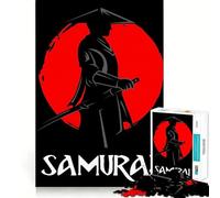 Rompecabezas japonés de 1000 Piezas con temática de samuráis Adolescentes Juguete para estimular la lógica Diversión en Interiores Borde Premium Regalo Memorable (50x75cm)