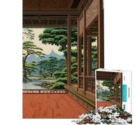 Rompecabezas japonés de 1000 Piezas para Adolescentes Un Lugar Tranquilo un Reto Educativo para Decorar la Pared Juegos relajantes Apto para Mayores de 14 años (50x75cm)