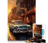 Rompecabezas japonés de Coche clásico,1000 Piezas,Entrenamiento Mental,Divertido,de Corte Limpio,componentes Resistentes,Entretenimiento cautivador para Disfrutar en casa (38x26cm)