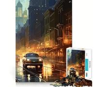 Rompecabezas japonés de Coche clásico,1000 Piezas,Entrenamiento Mental,Divertido,de Corte Limpio,componentes Resistentes,Entretenimiento cautivador para Disfrutar en casa (38x52cm)