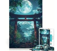 Rompecabezas japonés de Puerta Torii de 1000 Piezas para Adolescentes Juguete para desarrollar la Mente Divertido diseño para armar Regalo Elegante 50x75cm