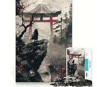 Rompecabezas japonés de Puerta Torii de 1000 Piezas para Adolescentes Juguete para desarrollar la Mente Diseño Relajante y Acogedor Regalo Original para armar 38x26cm