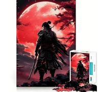 Rompecabezas japonés de samuráis de 1000 Piezas para Adultos Ayuda a desarrollar la Memoria Diseño de Ocio Suave Colección de Piezas de Arte para armar (38x26cm)