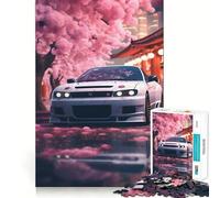 Rompecabezas japonés Nissan Sakura de 1000 Piezas para Adolescentes Rompecabezas con Efecto Memoria, luz Relajante, Imagen para armar (38x26cm)