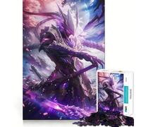 Rompecabezas japonés Reaper Samurai de 1000 Piezas para Adultos, Juguete para ejercitar la Mente, para Fortalecer los Lazos Familiares, Corte de precisión, Regalo Creativo (50x75cm)
