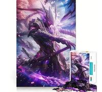 Rompecabezas japonés Reaper Samurai para Adolescentes, 1000 Piezas, Juguete para la Mente, Escape Tranquilo, Borde preciso, Regalo increíble (38x26cm)