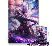 Rompecabezas japonés Reaper Samurai para Adolescentes, 1000 Piezas, lógica Clara, Juguete, Juego Lento, Disfruta, Corte, Sorpresa de cumpleaños (38x52cm)