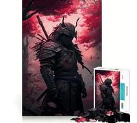 Rompecabezas japonés Samurai Cherry de 1000 Piezas para Adultos Juguete Intelectual Tiempo de Ocio Corte de Calidad (38x52cm)