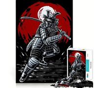 Rompecabezas japonés Samurai de 1000 Piezas para Adolescentes: Mejora la Memoria, Calma, Escape, patrón, Sorpresa cálida (38x52cm)