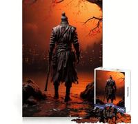 Rompecabezas japonés Sekiro Samurai de 1000 Piezas para Adolescentes Juguete para desarrollar la Habilidad Mental y Relajarse Corte preciso (50x75cm)