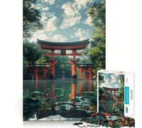 Rompecabezas japonés Torii Gate para Adultos, 1000 Piezas, diseño Elegante y fácil de Usar 50x75cm