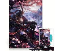 Rompecabezas japonés Vigilant Samurai con 1000 Piezas,Divertido y con tecnología Avanzada de Corte láser,Ideal para el Entretenimiento en Interiores Durante Las Vacaciones (50x75cm)