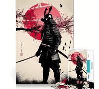 Rompecabezas japoneses de samuráis para Adolescentes, 1000 Piezas, para estimular la Memoria, Momentos de Tranquilidad, Corte Premium, Regalo de cumpleaños (38x26cm)