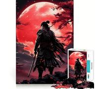 Rompecabezas japoneses de samuráis para Adultos, 1000 Piezas, Juego Mental, Juguete para aliviar la ansiedad, Arte de Corte preciso, Coleccionable (38x52cm)