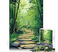 Rompecabezas Jardín Zen de Bambú Japón para Adultos 1000 Piezas Estimula la Inteligencia y la Habilidad Tiempo Libre Agradable Significativo (38x26cm)