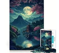 Rompecabezas Jardines Zen de 1000 Piezas para Adultos Ejercicio Mental Corte de precisión Bordes Lisos Actividad Relajante para Grupos en Interiores (50x75cm)