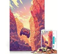 Rompecabezas Jeep Canyon Todoterreno de 1000 Piezas para Adolescentes Juguete Educativo para Toda la Familia Corte de Calidad Regalo Elegante (50x75cm)