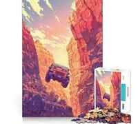 Rompecabezas Jeep Canyon Todoterreno de 1000 Piezas para Adolescentes Juguete Educativo para Toda la Familia Corte de Calidad Regalo Elegante (38x52cm)