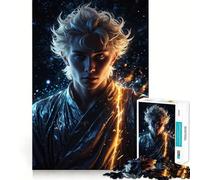 Rompecabezas Joven con Energía Brillante de 1000 Piezas Juego de Habilidad Mental Piezas de Ajuste preciso Actividad Nocturna para Toda la Familia (38x26cm)