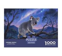Rompecabezas Juego Artee de Koalas y eucaliptos Puzzles De Madera Regalo para Niños Challenge Puzzle Animal Juego Familiar Puzzle 1000 Piezas Puzzles para Adultos Y Niños 70x50cm/1000pcs