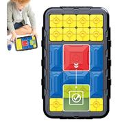 Rompecabezas, juguetes educativos antiestrés, juego de bloques deslizantes multifunción con más de 500 desafíos mentales para actividades familiares de viaje y fiestas