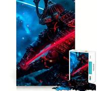 Rompecabezas Katana Roja para Adultos, 1000 Piezas, Diseño para Mejorar la Memoria y Aliviar el Estrés, Regalo Memorable (38x52cm)