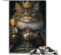 Rompecabezas King Cat de 2000 Piezas para Adolescentes, Juguete Educativo Intelectual descompresor, Ideal para cumpleaños y Navidad (70x100cm)