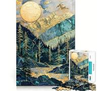 Rompecabezas Kintsugi Radiant Highlands para Adultos, 1000 Piezas, para estimular la Memoria, Juego en Grupo, patrón de Montaje, Sorpresa navideña (38x26cm)