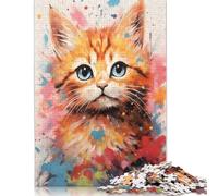 Rompecabezas Kitty n.° 2, decoración única para el hogar, 100% cartón Reciclado, Ideal para niños o niñas, 1000 Piezas (75 x 50 cm)