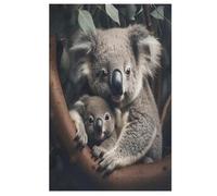 Rompecabezas Koala 1000 piezas para adolescentes Puzzles Creativo de Madera Juguete Juego Familiar Dificultad Desafío 78×53cm