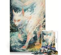 Rompecabezas Kyubi Blanco de 1000 Piezas Piensa, Entrena, recreación Tranquila, Bordes definidos Regalo sincero (38x52cm)