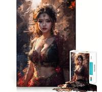 Rompecabezas La Belleza de la niña Persa de 1000 Piezas para Adultos Juguete Que desafía la Mente Momento de Paz Arte de Corte nítido Coleccionable 50x75cm