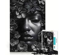 Rompecabezas La Flor Oscura de 1000 Piezas para Adultos Mejora la Memoria Tiempo de Aprendizaje Imagen cálida Obra de Arte para armar 50x75cm