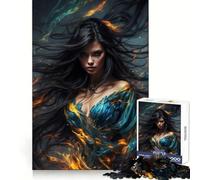 Rompecabezas La ira de la Parca de 1000 Piezas para Adolescentes Ideal para desarrollar la Memoria, calmar el Ocio y Crear un Ambiente Festivo Bordes impecables (50x75cm)