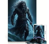 Rompecabezas La ira del Rey del océano de 1000 Piezas para Adolescentes Juego de ingenio Momentos de Paz 38x52cm