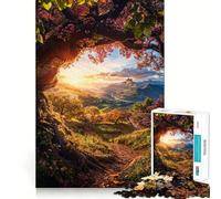 Rompecabezas La Llamada del Castillo de 1000 Piezas para Adultos Juguete Mental Relajante y Divertido Corte Premium Regalo de cumpleaños 38x52cm