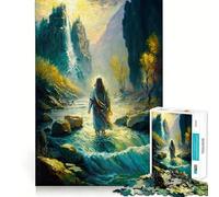 Rompecabezas La Naturaleza de Jesús para Adultos, 1000 Piezas Juguete para desarrollar la Mente Diversión Garantizada Diseño y Montaje Un Regalo Encantador (50x75cm)